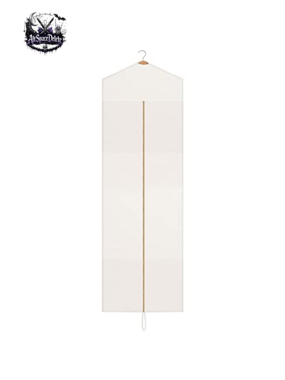 100% Cotton Garment Bag Long Dress Gown Travel Storage Zipper Foldable